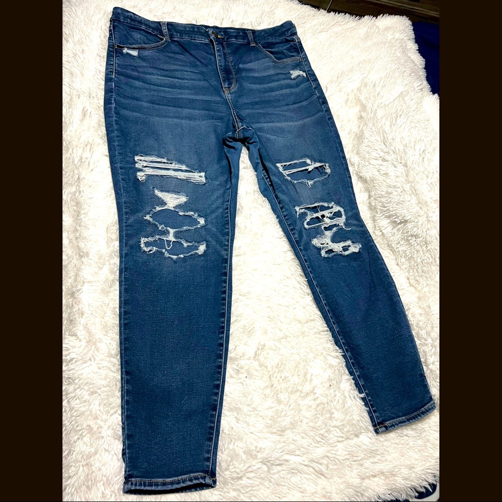 American Eagle Ne(X)t Level Stretch Patchwork Jegging